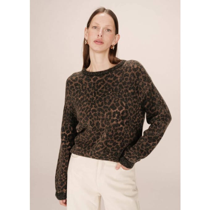 Grace & Mila Santigold trui leopard print
