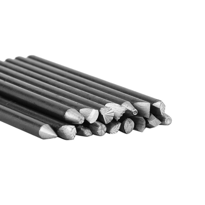 Aambeeld Beitel Uitrustingsset voor Sieraden Bewerking Maken Snijgereedschap (16 stuks) gray
