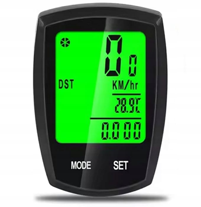 FHU PASOŃ RW40 - Fietscomputer - Draadloos - Thermometer - Nachtmodus