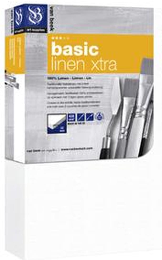 Van Beek Schildersdoek Groot - 100% Linnen Canvas - Premium Kwaliteit - 90x100 cm