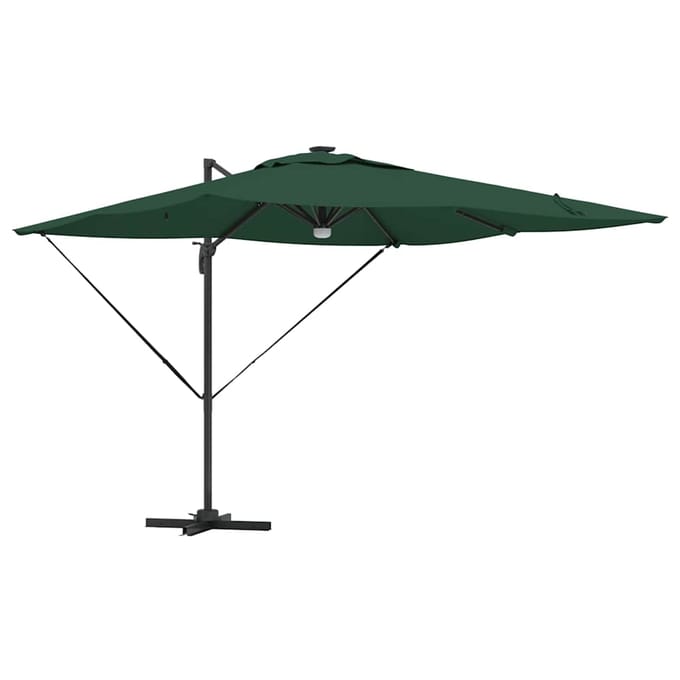 vidaXL - Roma - Parasol - Groen - 286 - x - 284 - x - 270 - cm - Aluminium - en - Polyester
