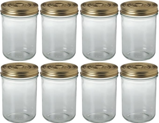 Le Parfait Weckpot/inmaakpot - 8x - met schroefdeksel - 750 ml