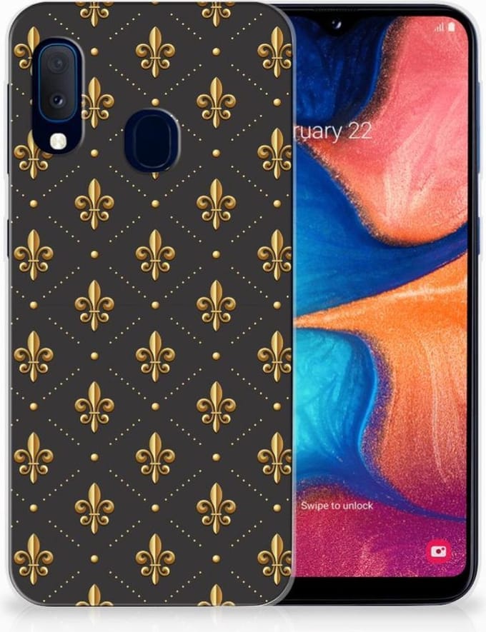 Samsung Galaxy A20e TPU bumper Franse Lelie