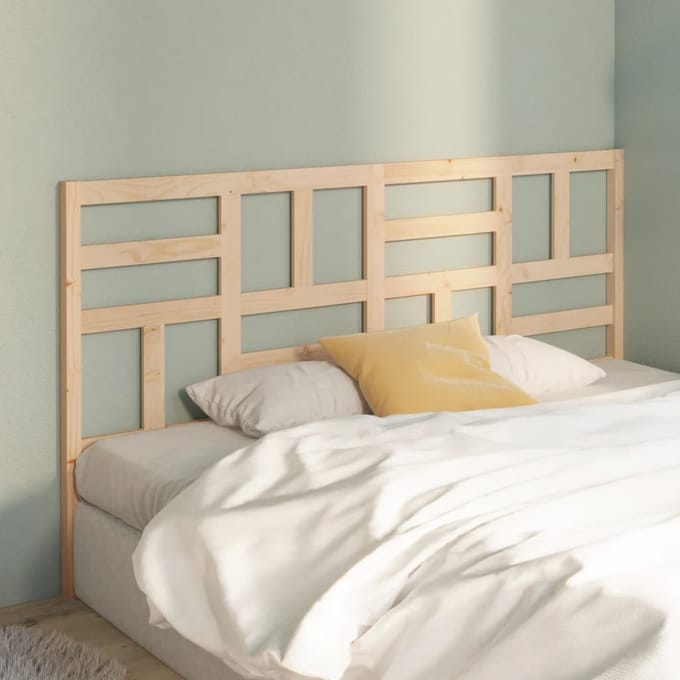 vidaXL - Hoofdbord - 206x4x104 - cm - massief - grenenhout