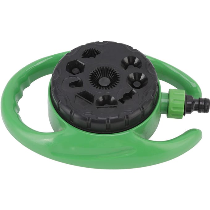 Water Sproeier Multifunctioneel Lichtgewicht Gazon Sproeier met 8 Sproei Modes voor Tuin black