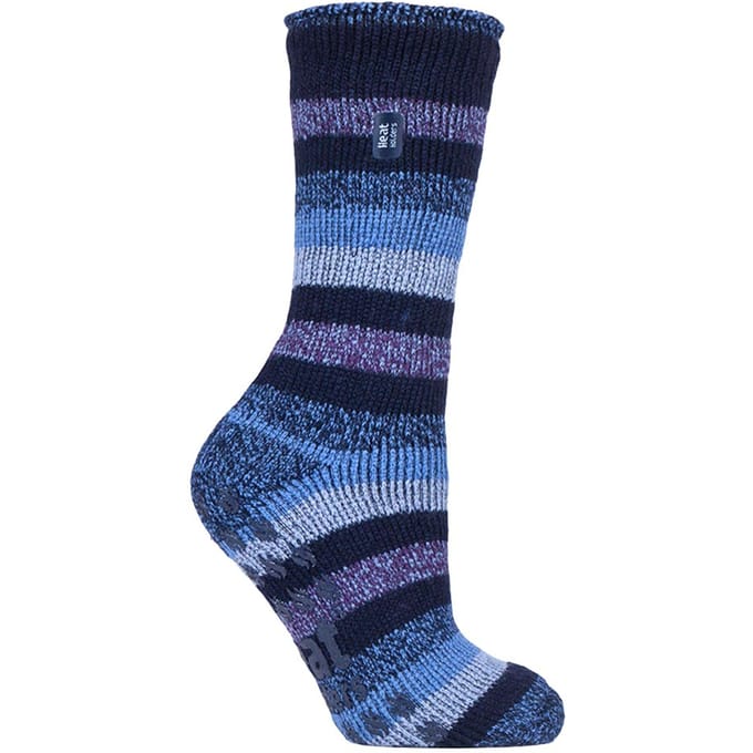 Heat Holders - Thermosokken voor dames met handgrepen - Navy Stripe (Juniper)