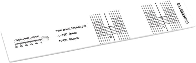 Turntable Phono Cartridge Alignment - Calibration Gauge - LP Stylus Alignment Protractor Tool - Voor Turntable Onderdelen