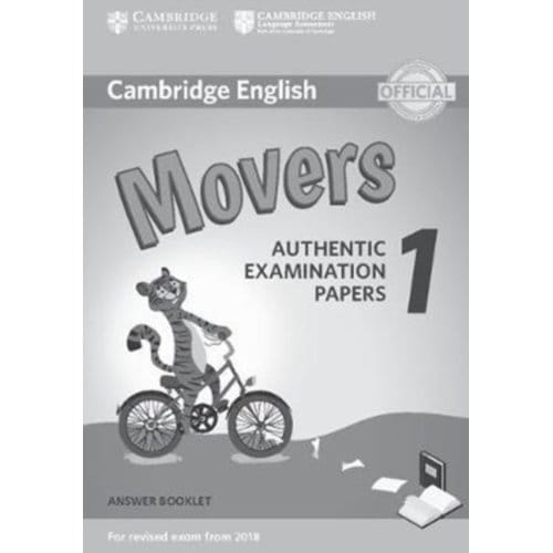 Cambridge English Movers 1 For Revised Exam From 2018 Answer Booklet - Cambridge Young Learners