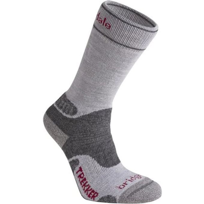 Midweight merino endurance sok grijs - m