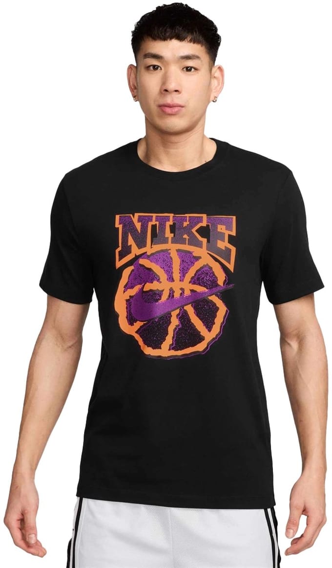 Nike dri-fit basketbalshirt in de kleur zwart.