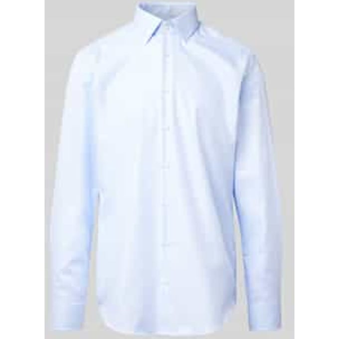 Regular fit zakelijk overhemd van big twill