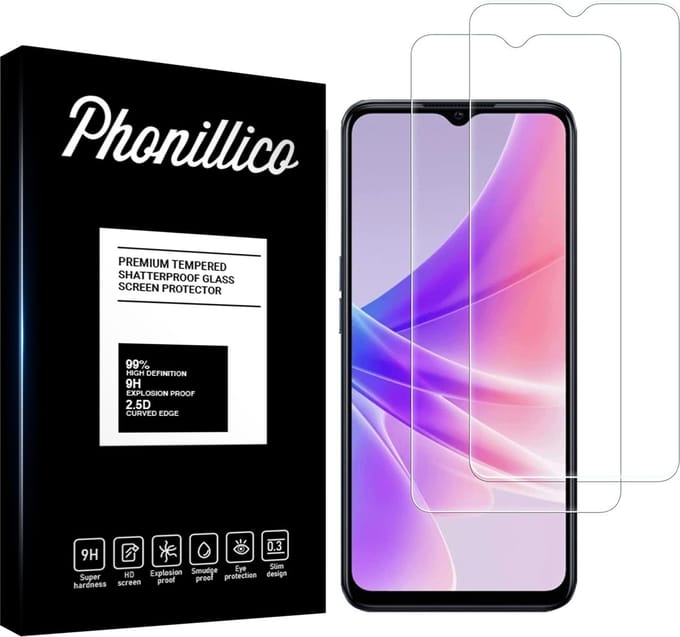 Screenprotector voor Oppo A77 5G - 2 stuks Beschermglas van glas Transparante glazen schermbeschermfolie