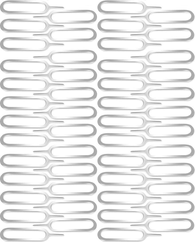 100 Stuks SIM-kaart SIM Pin verwijderaar Tool geschikt voor alle Smartphones / Tablets