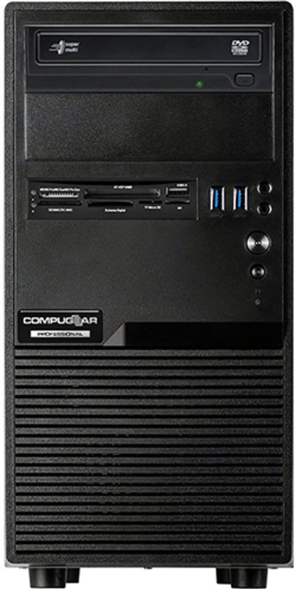 Core i7 12700 - 32GB RAM - 2TB M.2 SSD - WiFi - Bluetooth - CD/DVD-drive - Cardreader - Windows 11 Pro (COMPUGEAR P-375248)