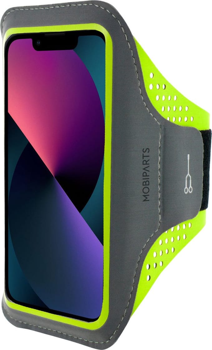 Hardloop Sportarmband geschikt voor Apple iPhone 13 Pro - Groen - Mobiparts