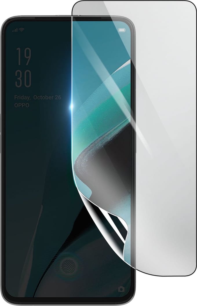 3mk, Geschikt voor Oppo Reno 2Z, Schokbestendige Hydrogel Screenprotector, Transparant