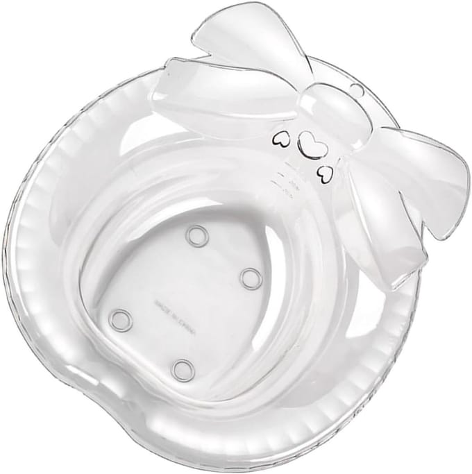 Zitbad - Postpartum wastafel - Intieme reiniging - Opvouwbaar design - 41 cm breed - Transparant