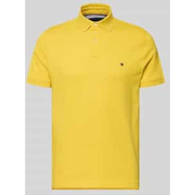 Tommy Hilfiger 1985 Regular Fit Korte Mouw Poloshirt Geel S Man