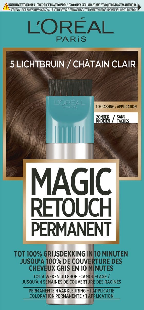 L’Oréal Paris Magic Retouch Permanent 5 - Lichtbruin - Permanente Haarkleuring