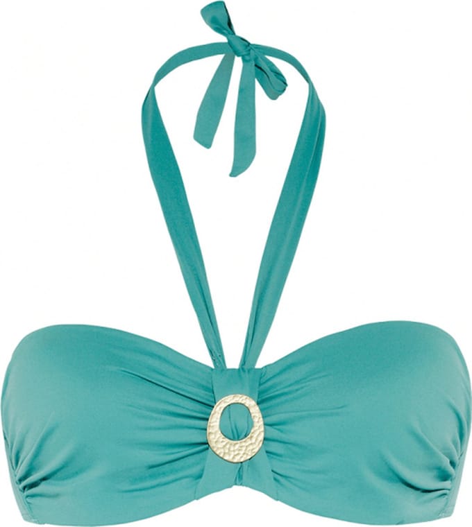 Cyell bikinitopje Foam Wired Beach Essentials blauw maat 38D