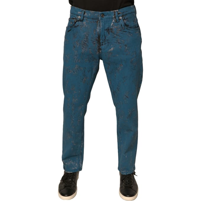 Sprayedeffect Denim Jeans Pan76092