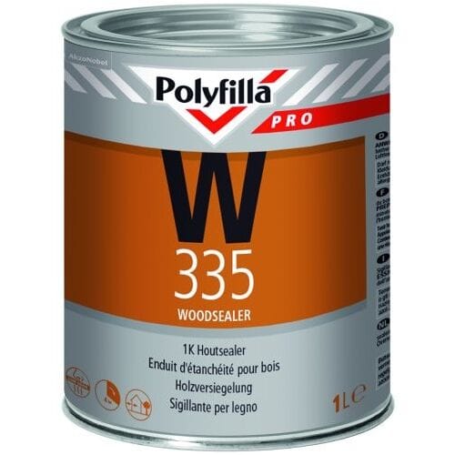Polyfilla Pro W335 1K Houtsealer - 1 liter