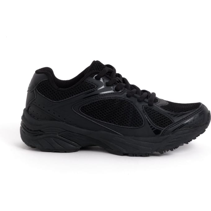 SCHOLL NEW SPRINTER - maat 43 - PU+mesh Unisex Total Black Unisex Sneakers - Total Black