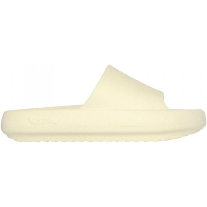 Skechers Dames Enkele Band Arch Fit Platte Slippers (Crème)