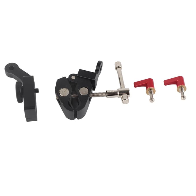 Draagbare camera video slider van aluminiumlegering ondersteuning statiefstangen black