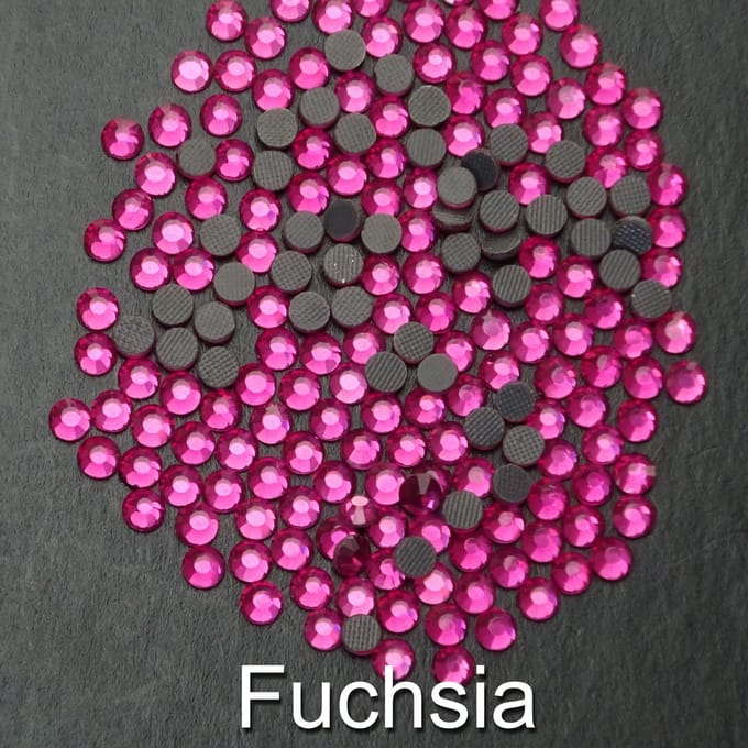 Strass steentjes HQ 5 A Hotfix Fuchsia SS16