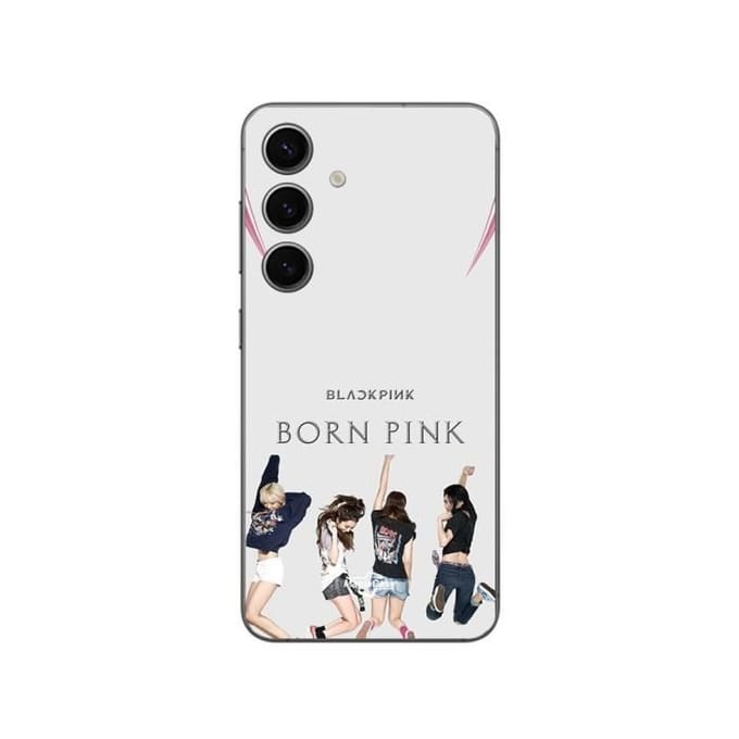 Coque - Kpop - Galaxy S25 Plus - Noir - Souple - Stylé noir
