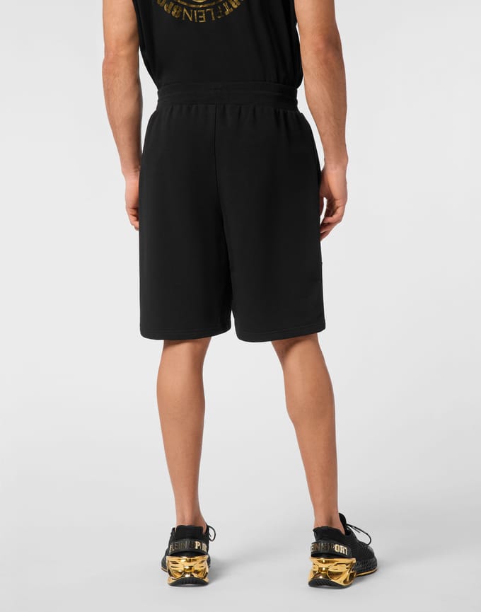 Short Cargo Pants Laminated