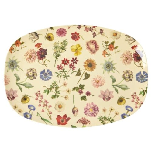 Rice melamine bord vierkant floras dream