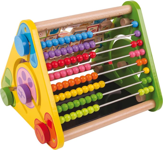 Telraam met letters en krijtbord - Green Toys