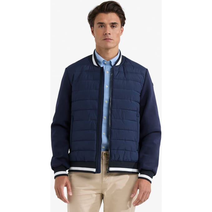 McGregor Mixed Varsity Jacket Navy Taglia: M | Bomber Outlet | Uomo | Blu