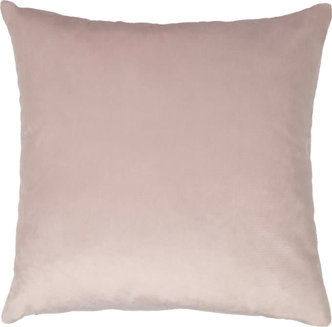 Cushion velvet soft pink & corduroy 45 x 45 cm