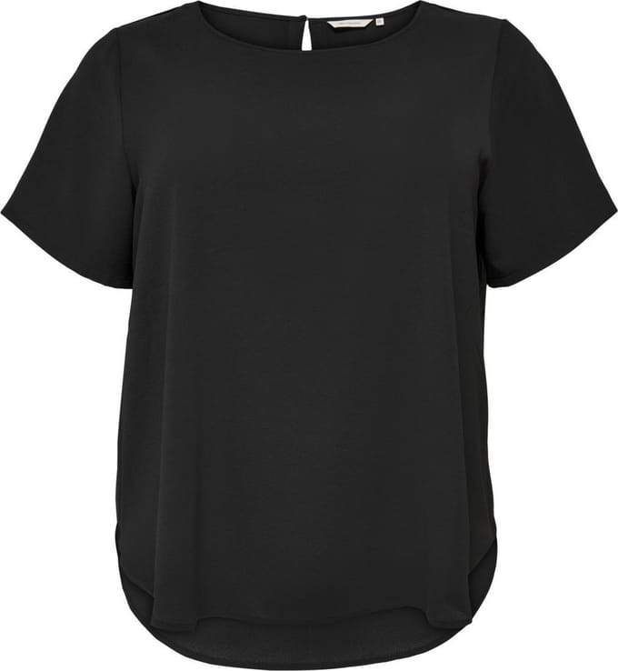 ONLY CARMAKOMA - CARVICA S/S TOP WVN NOOS Dames Top