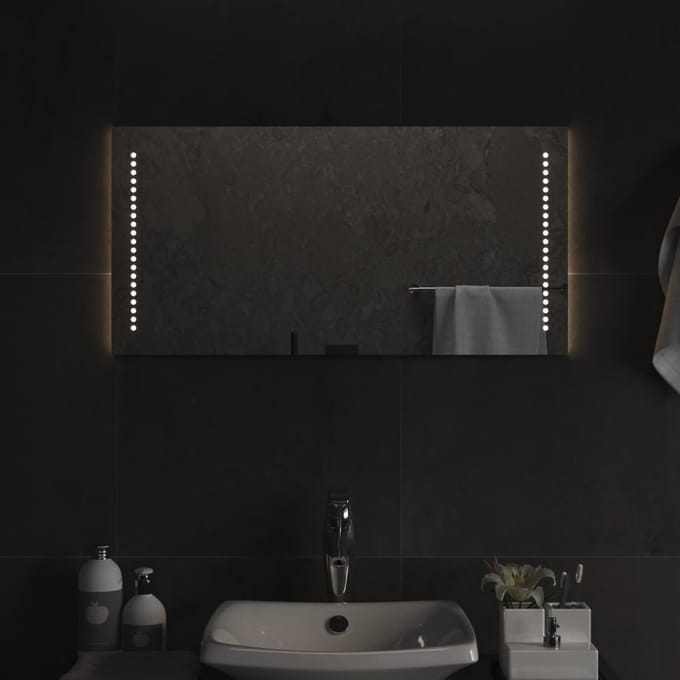 vidaXL - Badkamerspiegel - LED - 40x80 - cm