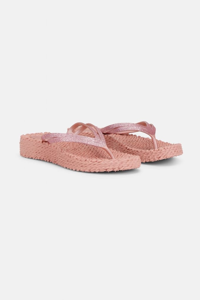 Gelaagde Sleehak Slippers Glitter Dames Ilse Jacobsen Hornbæk