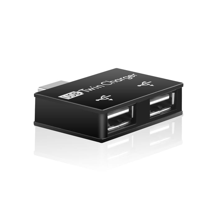 Hub USB USB 2.0 répartiteur 1 mâle à 2 femelles, adaptateur Hub USB pour ordinateur portable black