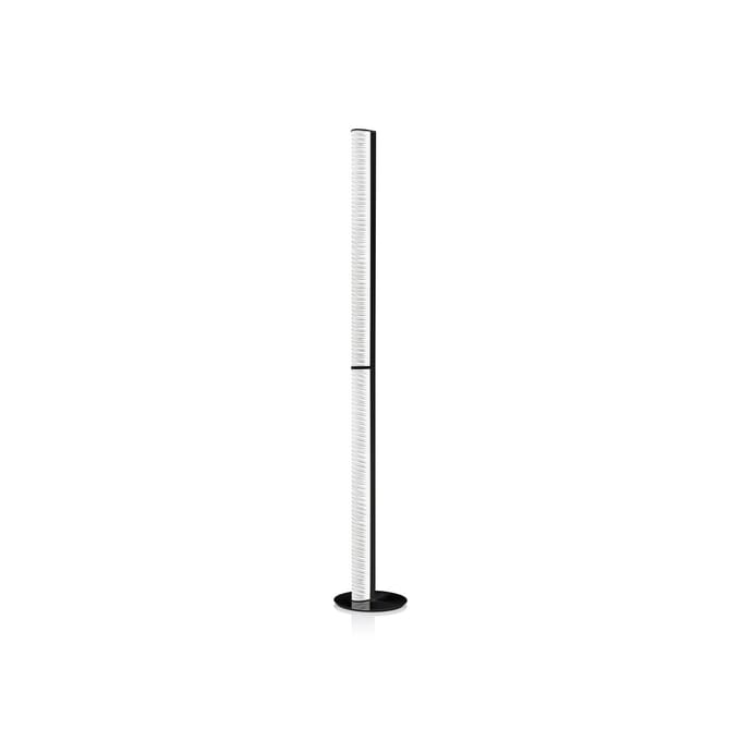 Slamp LED vloerlamp Modula lineair, geplooid, zwart