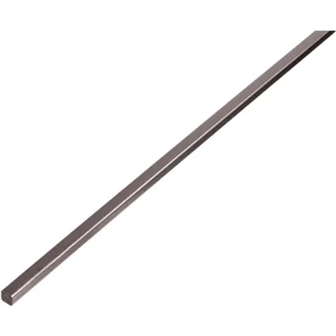 Alberts 433406 Vierkante staaf | Staal | 2000 x 14 x 14 mm