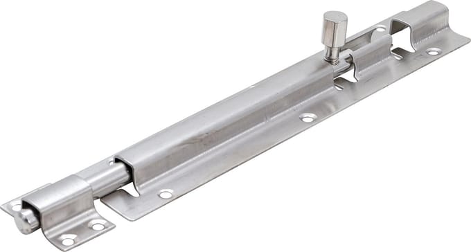 BGS Boutgrendel roestvrij staal 200 mm