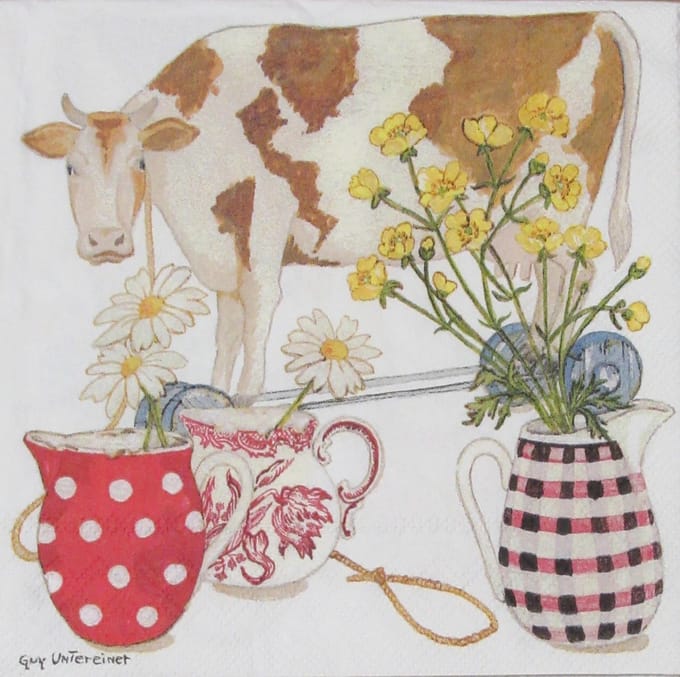 Servetten Cow 33 x 33 cm