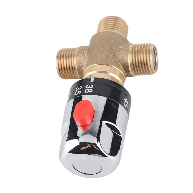Thermostatische mengkraan van messing, watertemperatuurbuis, wastafelthermostaatregeling black