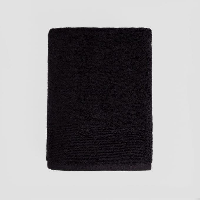 HOMLA - Handdoek - Zwart - 70x130 cm