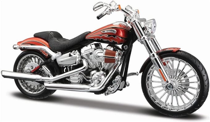 1/12 Schaal Harley Davidson CVO Breakout Motorfiets Model - Realistisch Diecast Model