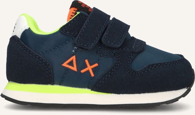 Sun68 Tom Fluo Sneakers - Jongens - Blauw - Maat 21