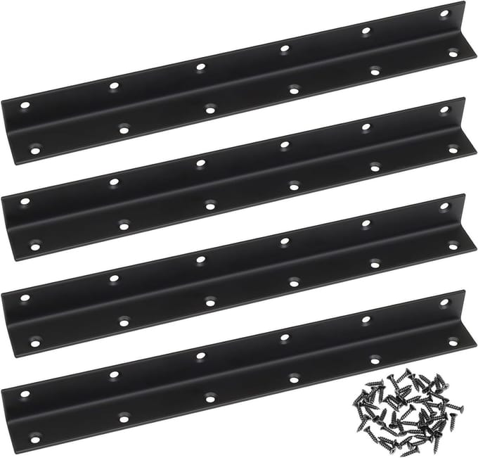 Hoekbeugel voor stevige wandmontage, 275x25x25mm, ideaal voor meubels en constructies