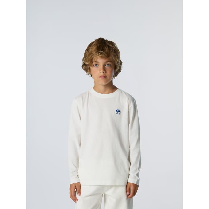 North Sails T-shirt Lange mouwen met logopatch
